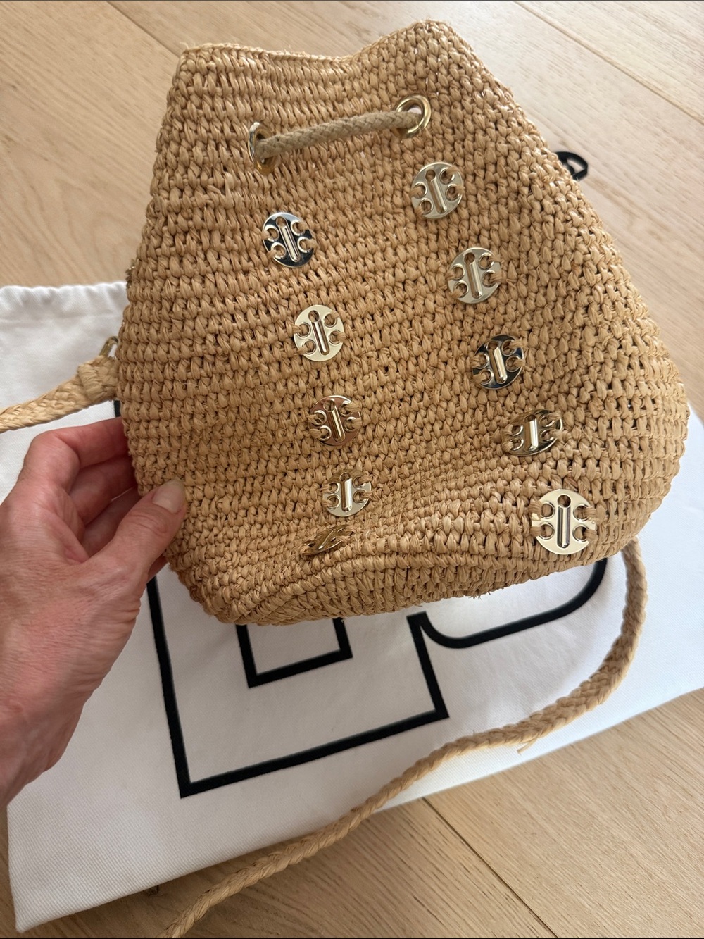 Paco Rabanne Rafia bag